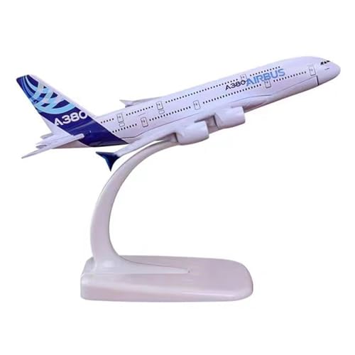 SUKHII Miniatur-Dekoration für Airbus A380-Flugzeugmodell, 14 cm, Nachbildung, Schreibtischlegierung, Herrenkollektion Kleiner Gedenkornamente von SUKHII