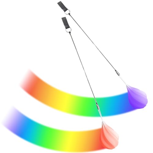 SULIVES 2-teiliges LED-Poi-Bälle-Set – leuchtende Jonglierbälle mit atemberaubenden Regenbogenfarben und Stroboskop-Effekten für Kinder und Erwachsene, verstellbare Saiten für Anfänger und Profis SULIVES 2-teiliges LED-Poi-Bälle-Set – leuchtende Jonglierbälle mit atemberaubenden Regenbogenfarben und Stroboskop-Effekten für Kinder und Erwachsene, verstellbare Saiten für Anfänger und Profis von SULIVES