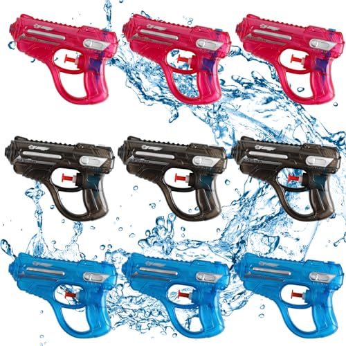SULOLI 9 Stück Wasserpistole für Kinder,Wasserpistolen Spielzeuge,Wasser Spritzpistole Kunststoff Wasserkampf für Kinder Sommer Pool Strand Wasserkampf Party Mitgebsel SULOLI 9 Stück Wasserpistole für Kinder,Wasserpistolen Spielzeuge,Wasser Spritzpistole Kunststoff Wasserkampf für Kinder Sommer Pool Strand Wasserkampf Party Mitgebsel von SULOLI