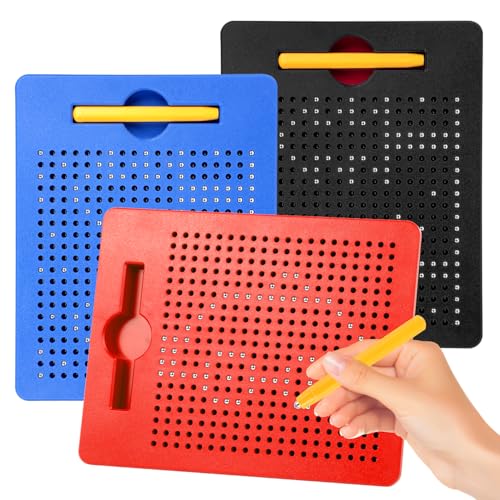 SULOLI Magnetische Zeichentafel,3 Stück Zaubertafel,Pädagogisches Zeichentablett,Magnet Spiel mit Kugeln und magnetischem Stift für Kinder Schul Familie SULOLI Magnetische Zeichentafel,3 Stück Zaubertafel,Pädagogisches Zeichentablett,Magnet Spiel mit Kugeln und magnetischem Stift für Kinder Schul Familie von SULOLI