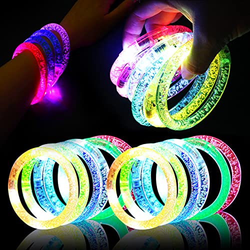 SULOLI Partytütenfüller für Kinder, 12 LED-Leuchten, blinkende Armbänder, beleuchtet, Spielzeug, Partyzubehör, Leuchtstab SULOLI Partytütenfüller für Kinder, 12 LED-Leuchten, blinkende Armbänder, beleuchtet, Spielzeug, Partyzubehör, Leuchtstab von SULOLI