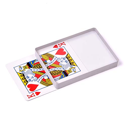 SUMAG Deck Glaskarte Omni Deck Ice Bound (Poker-Größe) Magic Tricks, Karten Magic Requisiten, Close-up Magic Zubehör, Magic Gimmick Signed Card to Top of Deck Magic von SUMAG
