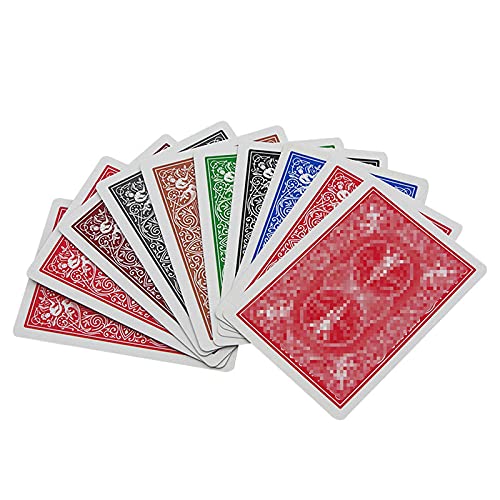 SUMAG Magietricks Farbwechselkarte Magic Tricks Magic Cards Poker Magia Close Up Illusion Gimmick Requisiten Zubehör für Bühnenzauber von SUMAG