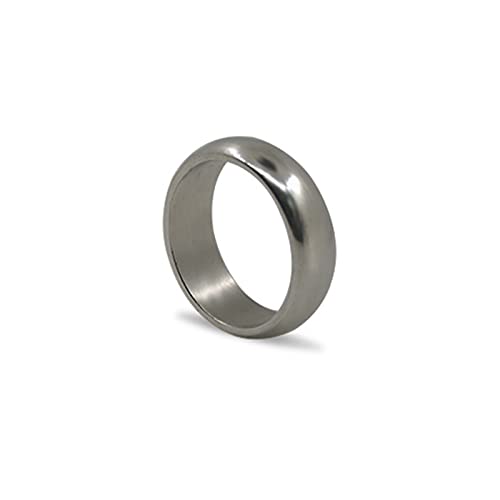 SUMAG Magietricks Magnetischer PK Ring Silber bombiert PK Ring Magier Zaubertricks BühnenIllusion Gimmick Requisiten Nahaufnahme Magic Show Trick Requisiten (1,9 cm) von SUMAG