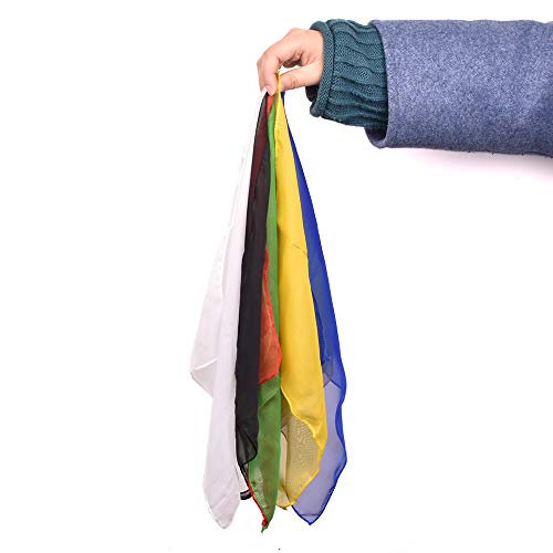 Sumag Magic Silk – 6 Stück Zauberschal 30 × 30 cm Jonglierseide Farbwechsel Schals Magic Tricks für Zauberer Sumag Magic Silk – 6 Stück Zauberschal 30 × 30 cm Jonglierseide Farbwechsel Schals Magic Tricks für Zauberer von SUMAG