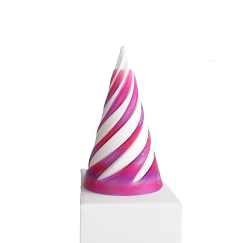 1-teiliges Spiral keck Fidget Toy Unmöglicher Cone Impossible Pyramid Passthrough Spielzeug 3D-gedrucktes Spiral keck Fidget Toy Geburtstag für Erwachsene & Kinder von SUMKTO