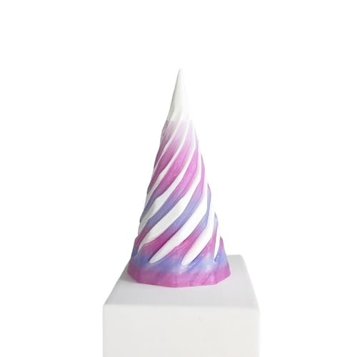 1-teiliges Spiral keck Fidget Toy Unmöglicher Cone Impossible Pyramid Passthrough Spielzeug 3D-gedrucktes Spiral keck Fidget Toy Geburtstag für Erwachsene & Kinder von SUMKTO