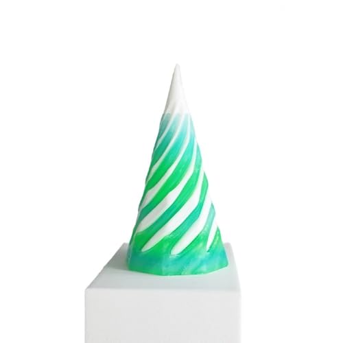 1-teiliges Spiral keck Fidget Toy Unmöglicher Cone Impossible Pyramid Passthrough Spielzeug 3D-gedrucktes Spiral keck Fidget Toy Geburtstag für Erwachsene & Kinder von SUMKTO
