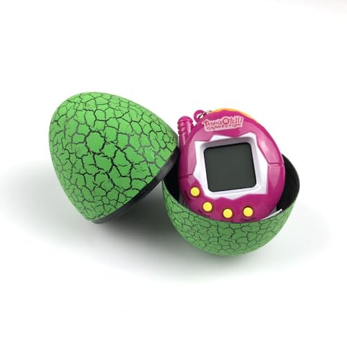 Multi-Farben Tumbler Spielzeug Tamagochi Dinosaurier Ei Virtuelle elektronische Haustier Maschine Digitales elektronisches E-Haustier Cyber-Spielzeug Handspiel Digitales Spiel Schlüssel Bund von SUMKTO