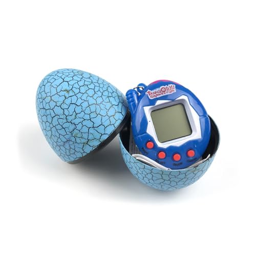 Multi-Farben Tumbler Spielzeug Tamagochi Dinosaurier Ei Virtuelle elektronische Haustier Maschine Digitales elektronisches E-Haustier Cyber-Spielzeug Handspiel Digitales Spiel Schlüssel Bund von SUMKTO