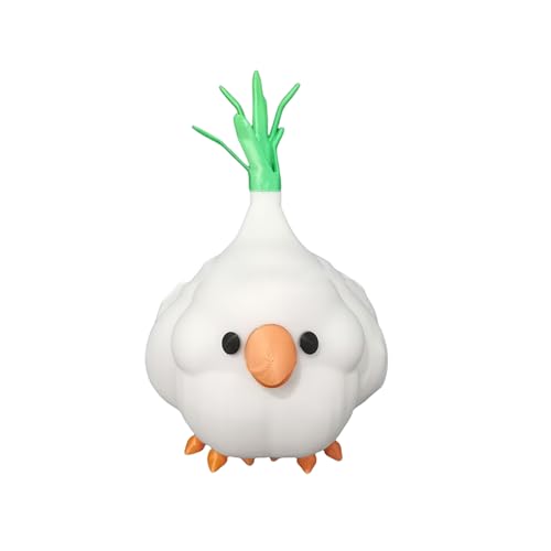 SUMKTO 3D-gedruckte Knoblauch Vogel Lustiges Modell Spielzeug Mini Puppe niedlich lebensechte Vogel Figur Schreibtisch Bücherregal Ornament Geschenke Heim Dekoration Geschenke für Autismus SUMKTO 3D-gedruckte Knoblauch Vogel Lustiges Modell Spielzeug Mini Puppe niedlich lebensechte Vogel Figur Schreibtisch Bücherregal Ornament Geschenke Heim Dekoration Geschenke für Autismus von SUMKTO
