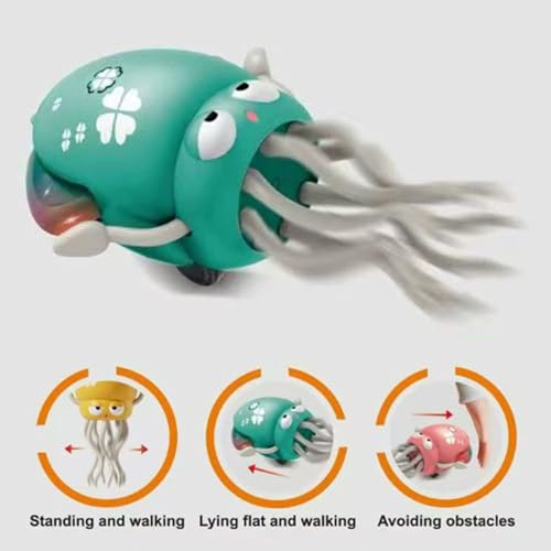 SUMKTO Magisches tanzendes Oktopus, verrücktes 8-Bein-Autotanz-Oktopus mit LED und Musik, krabbelndes Spielzeug mit automa SUMKTO Magisches tanzendes Oktopus, verrücktes 8-Bein-Autotanz-Oktopus mit LED und Musik, krabbelndes Spielzeug mit automa von SUMKTO