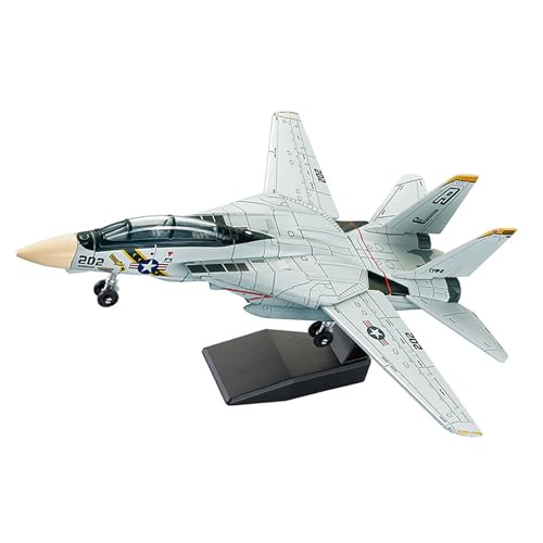 SUMKTO Modell des Flugzeugs F-14 Tomcat Caccia im Maßstab 1:72. ABS-Kunststoff in Schwarz und Weiß mit detailliertem Design, Länge 10,24 Zoll, perfekt für Bastler und Sammler. Flugzeug für Bastler. SUMKTO Modell des Flugzeugs F-14 Tomcat Caccia im Maßstab 1:72. ABS-Kunststoff in Schwarz und Weiß mit detailliertem Design, Länge 10,24 Zoll, perfekt für Bastler und Sammler. Flugzeug für Bastler. von SUMKTO