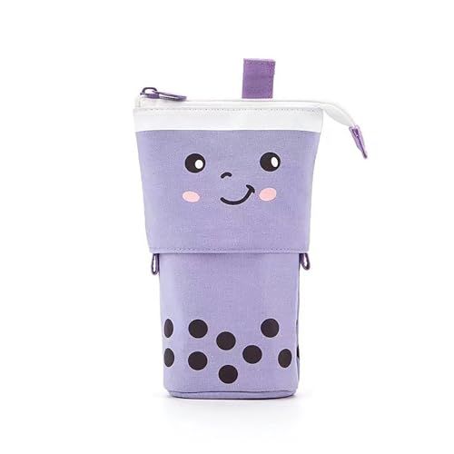 SUMKTO Niedliches Federmäppchen, stehender Stifthalter, Teleskop-Make-up-Tasche, Pop-Up-Kosmetiktasche mit Kawaii-Smiley-Gesicht, Schreibwarenetui, Büro-Organizer-Box SUMKTO Niedliches Federmäppchen, stehender Stifthalter, Teleskop-Make-up-Tasche, Pop-Up-Kosmetiktasche mit Kawaii-Smiley-Gesicht, Schreibwarenetui, Büro-Organizer-Box von SUMKTO