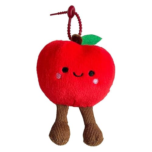 SUMKTO Rotes süßes Ap-Ple gefülltes Obst weiches kuscheliges Plüsch Tier Cartoon-Figur gefüllte Frucht Puppe Anhänger Taschen-Sized Play perfekt für Kinder SUMKTO Rotes süßes Ap-Ple gefülltes Obst weiches kuscheliges Plüsch Tier Cartoon-Figur gefüllte Frucht Puppe Anhänger Taschen-Sized Play perfekt für Kinder von SUMKTO