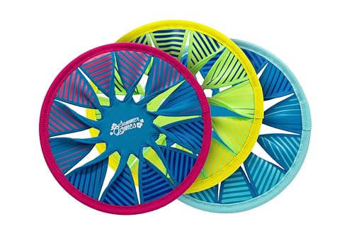 SUMMER GAMES Neopren Frisbee 3er Set, 30 cm Durchmesser, 3 Stück, Mehrfarbig SUMMER GAMES Neopren Frisbee 3er Set, 30 cm Durchmesser, 3 Stück, Mehrfarbig von SUMMER GAMES