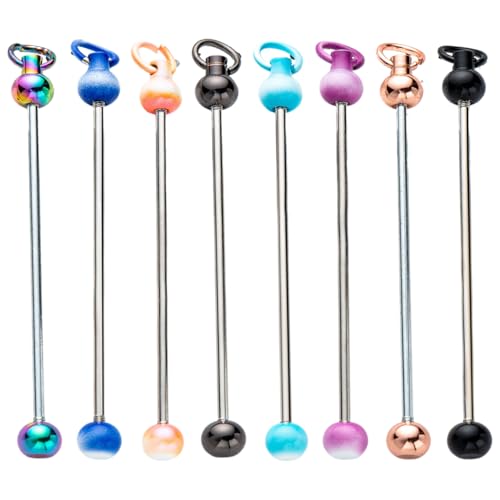 SUMMITDRAGON 8pcs Farbenfrohe Perlenkeyring Charme Perlen Keychain Anhänger Schlüsselringzubehör Für Bag Geldbeutel Charm Strumpffüller SUMMITDRAGON 8pcs Farbenfrohe Perlenkeyring Charme Perlen Keychain Anhänger Schlüsselringzubehör Für Bag Geldbeutel Charm Strumpffüller von SUMMITDRAGON
