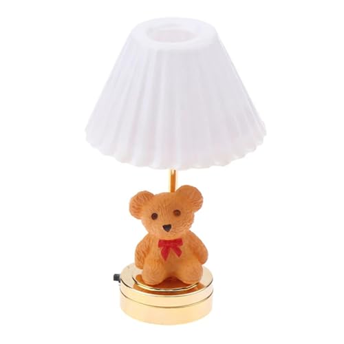 SUMMITDRAGON Bären Schlafzimmer Tischlampe Miniaturmöbel Modell Dolls Houses Accessoire Realistic Lighting Toy Playset 1:12 SUMMITDRAGON Bären Schlafzimmer Tischlampe Miniaturmöbel Modell Dolls Houses Accessoire Realistic Lighting Toy Playset 1:12 von SUMMITDRAGON