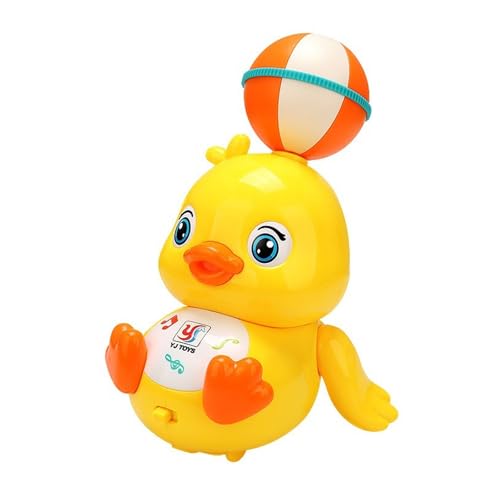 SUMMITDRAGON Cartoon Dolls Toy Duck Tabletop Accessoire Room Schreibtisch Sofa Dekorationen Schöne Entenfigur Musikspielzeug von SUMMITDRAGON