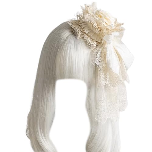 SUMMITDRAGON Fascinator Mit Für Erwachsene Anime Stil Spitze Blumenhaar Clip Cosplay Kostüm Halloween Party Haare Dekore SUMMITDRAGON Fascinator Mit Für Erwachsene Anime Stil Spitze Blumenhaar Clip Cosplay Kostüm Halloween Party Haare Dekore von SUMMITDRAGON