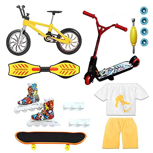 SUMMITDRAGON Finger Skateboard Set Finger Scooter Skateboards Finger Fahrrad Finger Scooter Finger Swing Board Finger Rollschuhe SUMMITDRAGON Finger Skateboard Set Finger Scooter Skateboards Finger Fahrrad Finger Scooter Finger Swing Board Finger Rollschuhe von SUMMITDRAGON