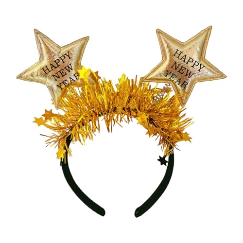 SUMMITDRAGON Glitzer Stirnbänder Weihnachtsfeier Hair Bands Festival Geburtstagsfeier Hair Hoop Für Neujahrsfeste Vielseitige Accessoire von SUMMITDRAGON