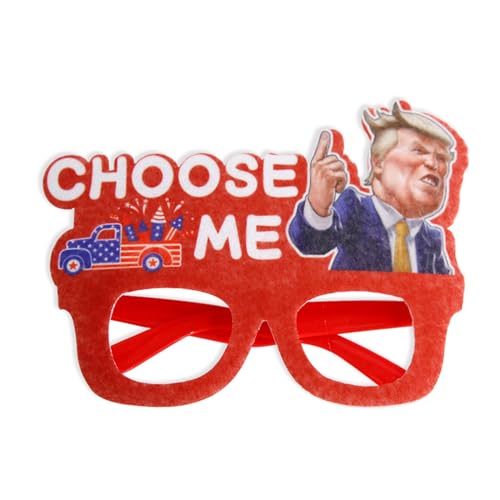 SUMMITDRAGON Hochwertige US-Wahl-Dekorationen, Brillen für Stimmen, Filz-Brillen, einzigartiges Fotokabinen-Zubehör, Stimmkopfbedeckungen, Sonnenbrillen von SUMMITDRAGON