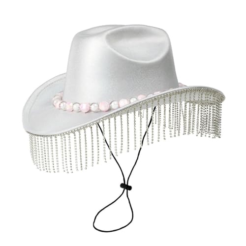 SUMMITDRAGON Sparke Strasssteine Quasten Cowboy Hüte Glitzerten Für Junggeselle Party Glitzer Für Club Bühnenbar Disco Geburtstagsfeier Hüte SUMMITDRAGON Sparke Strasssteine Quasten Cowboy Hüte Glitzerten Für Junggeselle Party Glitzer Für Club Bühnenbar Disco Geburtstagsfeier Hüte von SUMMITDRAGON