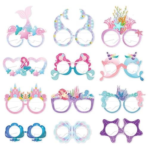 SUMMITDRAGON Spaß Mermaids Entworfenes Papier Spektakel Verwenden Sie Freundliche Meerjungfrau Papierbrillen Einzigartige Kinder Accessoire Für Verschiedene Anlässe SUMMITDRAGON Spaß Mermaids Entworfenes Papier Spektakel Verwenden Sie Freundliche Meerjungfrau Papierbrillen Einzigartige Kinder Accessoire Für Verschiedene Anlässe von SUMMITDRAGON
