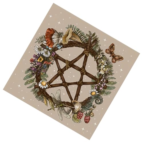 SUMMITDRAGON Sternmuster Astrologie Tischdecke Tarot Gottesdienste Tischdecke Altars Stoffkennzinationen Brettspielzubehör von SUMMITDRAGON