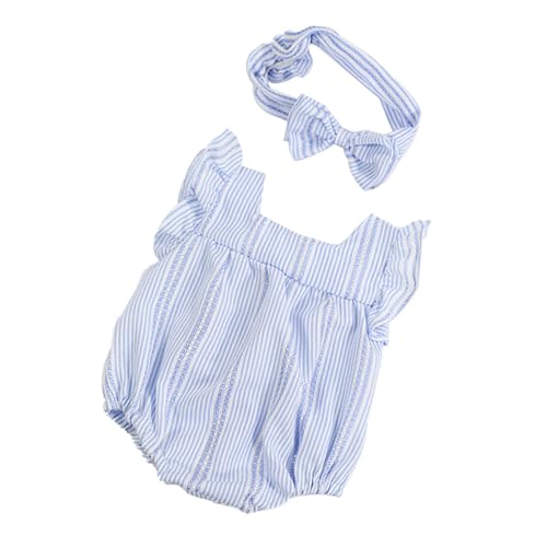 SUMMITDRAGON Stilvolle Farbenfrohe Overalls Pyjama Für 16 Zoll Mädchen Puppen Kleid Tragen Puppen Kleidung Mädchen Puppen Pyjama Bunte Kopfbedeckung von SUMMITDRAGON