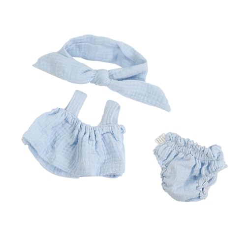 SUMMITDRAGON Stilvolle Farbenfrohe Overalls Pyjama Für 16 Zoll Mädchen Puppen Kleid Tragen Puppen Kleidung Mädchen Puppen Pyjama Bunte Kopfbedeckung von SUMMITDRAGON