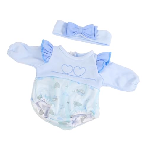 SUMMITDRAGON Stilvolle Farbenfrohe Overalls Pyjama Für 16 Zoll Mädchen Puppen Kleid Tragen Puppen Kleidung Mädchen Puppen Pyjama Bunte Kopfbedeckung von SUMMITDRAGON