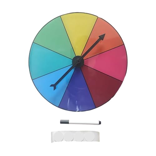 SUMMITDRAGON Tabletop Preis Plattentable Löschen Wiederverwendbares Fortunes Wheel Fortunes Party Turn Plate Wheel Prize Spinnings Spiel Enduring von SUMMITDRAGON