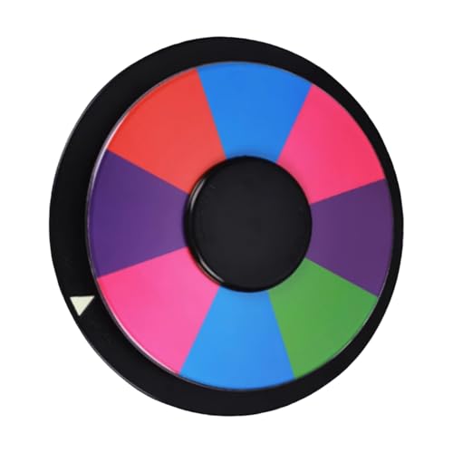 SUMMITDRAGON Tisch Rotierendes Rad Doppelseitig 8/16 Schlitzfarbe Preise Rad Runde Form Schreibbares Glücksrad Spielwerkzeuge Dauer von SUMMITDRAGON