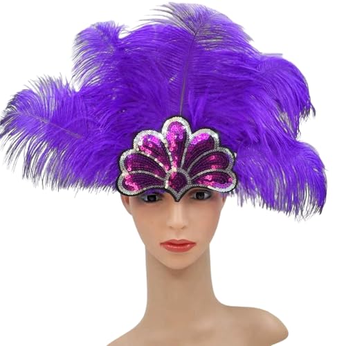 SUMMITDRAGON Übertriebene Gefiederte Stirnband Cosplay Kostüm Kopfbedeckung Für Showgirl Spkerzubehör Und Bühnenaufführungen SUMMITDRAGON Übertriebene Gefiederte Stirnband Cosplay Kostüm Kopfbedeckung Für Showgirl Spkerzubehör Und Bühnenaufführungen von SUMMITDRAGON