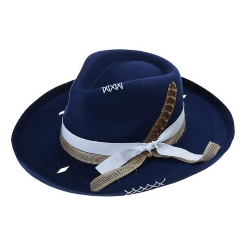 SUMMITDRAGON Vintage Gewebte Gürtelhut Cosplay Kostüm Alle Passenden Panama Bühnenkünstler Tanzen Erwachsener Winter Warmer Wollhut SUMMITDRAGON Vintage Gewebte Gürtelhut Cosplay Kostüm Alle Passenden Panama Bühnenkünstler Tanzen Erwachsener Winter Warmer Wollhut von SUMMITDRAGON
