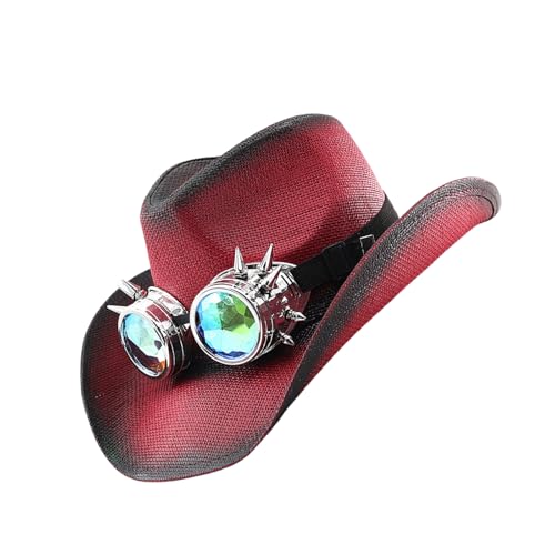 SUMMITDRAGON Vintage Punk Mit Schutzbrille Bühnenausführungen Kopfbedeckung Maskeraden Carnivals Party Accessoire Kopfbedeckung Kopfstücke SUMMITDRAGON Vintage Punk Mit Schutzbrille Bühnenausführungen Kopfbedeckung Maskeraden Carnivals Party Accessoire Kopfbedeckung Kopfstücke von SUMMITDRAGON