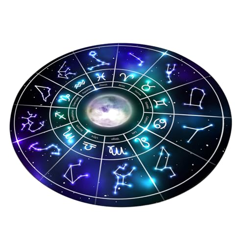 SUMMITDRAGON Wechselkreismat Maus Pad Konstellationen Gummi Tischdecker Schreibtisch Dekoration Tarot Kartenpolster Für Party Brettspiele von SUMMITDRAGON