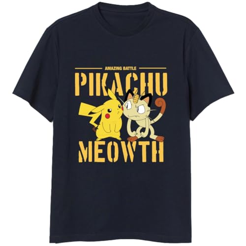 SUN CITY EV3723.E43 Pikachu gegen Meowths T-Shirt aus Pokémon Größe m, Multicolor, One Size SUN CITY EV3723.E43 Pikachu gegen Meowths T-Shirt aus Pokémon Größe m, Multicolor, One Size von Sun City