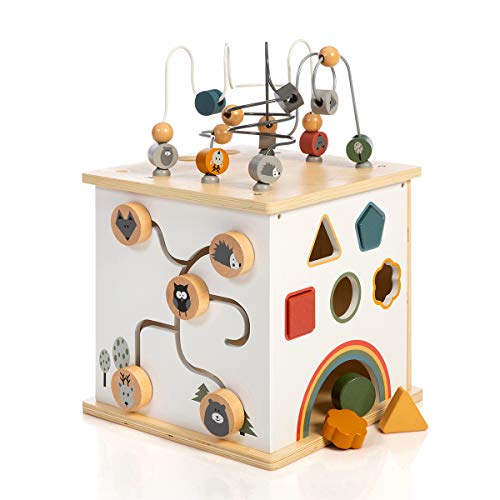 SUN Motorikwürfel Waldtiere aus Holz XXL inklusive Kochplatten - Spielwürfel mit Mini-Küche SUN Motorikwürfel Waldtiere aus Holz XXL inklusive Kochplatten - Spielwürfel mit Mini-Küche von SUN