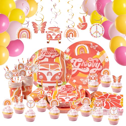 SUNBEAUTY 124 StüCk Boho Regenbogen Geburtstag Partygeschirr Pappteller Kindergeburtstag Deko Set enthäLt Pappbecher Servietten Strohhalme Cake Toppers Luftballons Banner für Kinder Geburtstag Party SUNBEAUTY 124 StüCk Boho Regenbogen Geburtstag Partygeschirr Pappteller Kindergeburtstag Deko Set enthäLt Pappbecher Servietten Strohhalme Cake Toppers Luftballons Banner für Kinder Geburtstag Party von SUNBEAUTY