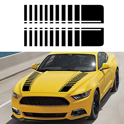 SUNBREATH Auto-Haube Modifizierter Sportstil Streifen Aufkleber Grafik Vinyl Racing Stripe Aufkleber Dekoration Zubehör Aufkleber für Autos C002 Schwarz SUNBREATH Auto-Haube Modifizierter Sportstil Streifen Aufkleber Grafik Vinyl Racing Stripe Aufkleber Dekoration Zubehör Aufkleber für Autos C002 Schwarz von SUNBREATH