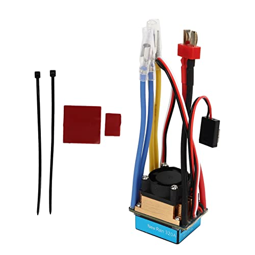 RC-Regler, 320 A Bidirektionaler Dual-Wege-Regler, Gebürsteter Regler mit Lüfter 3 A, 5 V, 3 Modi, Wasserdicht, Universell, Wasserdicht und Staubdicht, Leichtes, Einfach zu Installierendes(1 für 2) RC-Regler, 320 A Bidirektionaler Dual-Wege-Regler, Gebürsteter Regler mit Lüfter 3 A, 5 V, 3 Modi, Wasserdicht, Universell, Wasserdicht und Staubdicht, Leichtes, Einfach zu Installierendes(1 für 2) von SUNFECILI