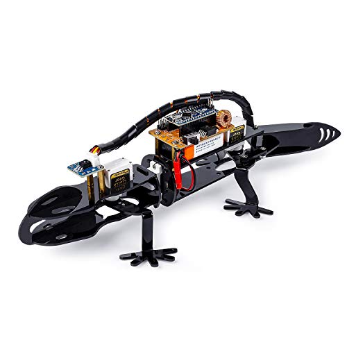 SUNFOUNDER Robot Kit Compatible with Arduino DIY Lizard for Beginners STEM Education with IR Receiver Module,Detailed Manual (MEHRWEG) von SUNFOUNDER