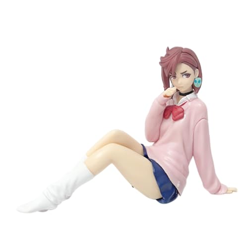 Anime-Figur Momo Ayase Kampfmodell, sitzend/stehend, PVC-Ornamente für Zuhause, Schreibtisch, Auto, Dekoration (seitlich sitzend) von SUNGDOGIN