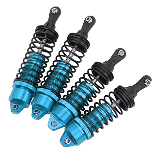 Aluminiumlegierung RC Auto Vorne Hinten Stoßdämpfer Dämpfer RC Stoßdämpfer Set Passend für 1:10 RC Auto(Blau) von SUNGOOYUE
