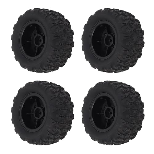 RC Rad Tire Set, Gummi und Plastik RC Crawler Auto Rad für Wltoys 144010 RC -Auto von SUNGOOYUE