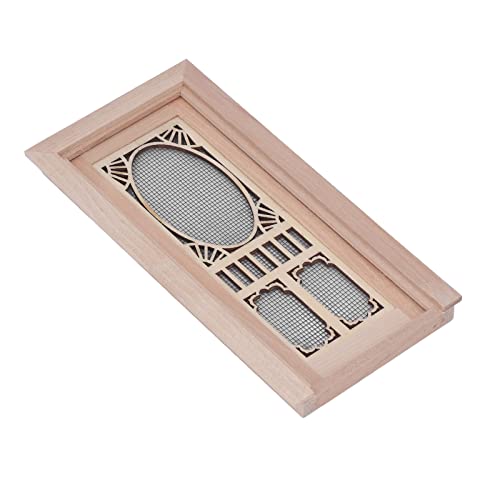 SUNGOOYUE 1:12 Mini Doll House Screentür, Finish Dollhouse Möbelmodell für DIY mit Birkenmaterial, Zubehör für Innenmodell, Bestes SUNGOOYUE 1:12 Mini Doll House Screentür, Finish Dollhouse Möbelmodell für DIY mit Birkenmaterial, Zubehör für Innenmodell, Bestes von SUNGOOYUE