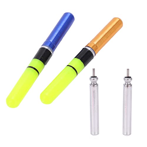 SUNGOOYUE 2 Stück Glühendes Licht Angeln Schwimmt Bobber, LED CR322 18mAh Elektronische Leicht zu Erkennen Nachtlicht Angeln Bobber SUNGOOYUE 2 Stück Glühendes Licht Angeln Schwimmt Bobber, LED CR322 18mAh Elektronische Leicht zu Erkennen Nachtlicht Angeln Bobber von SUNGOOYUE